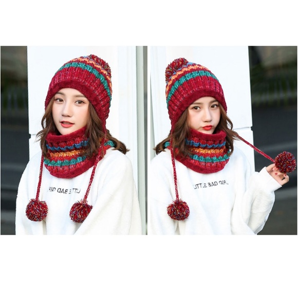 Colorful Knit Hat for Women - Picture 3 of 7